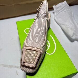 Sam Edelman Women's Tracie Slingback Heel Light Natural Size 7 NEW